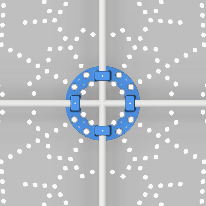Jolly Jingles Snowflake Wreath Mount STL - Image 3