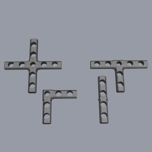 Holiday Coro Pixel Pipe Fittings STL